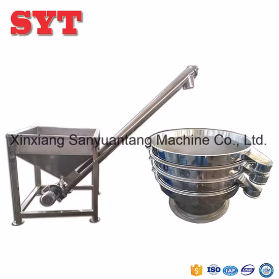 플라스틱 분말 입자 나선형 공급 기계