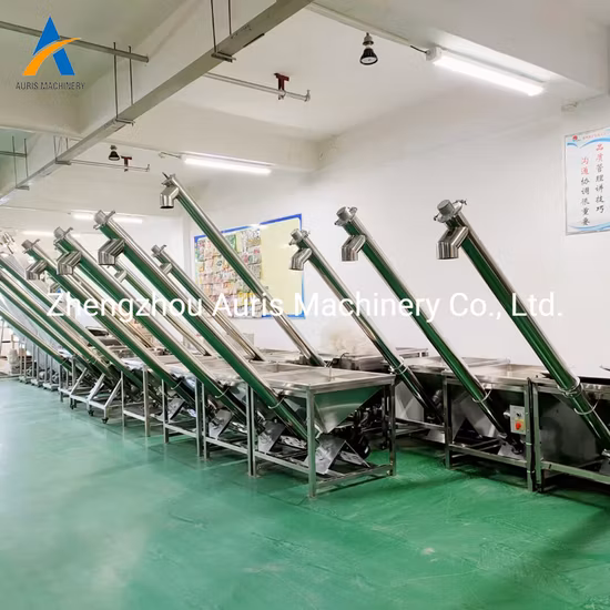 자동 플라스틱 과립 입자 분말 공급 기계 스테인레스 스틸 Jiaolong 나사 공급 기계